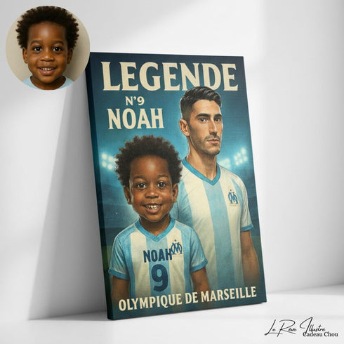 Portrait Magique – Le Rêve Illustré™ – Spécial Fans de Foot